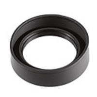 77mm 3-fach Gegenlichtblende Gummi für Kamera-Schwarz