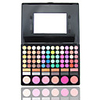 78 Farben Lidschatten 3in1 Profi 60 12 6 Lippenstift Rouge Make-up kosmetische Palette mit Spiegel 2 Schwamm-Applikator