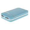 7800mAh Kunststoff Polymerisat Dual Ports Smart Power Bank für Handys und Pads (Schwarz)