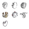 7er Ring Set Frosch Schlangenschädel coole Punk Gothic Ringe Vintage offene Ringe Set für Damen und Herren Lightinthebox