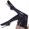 7in Absatzhöhe Damen-Stiefel Overknee Stiefel Sexy Schuhe Ballet Boots SM Schuhe