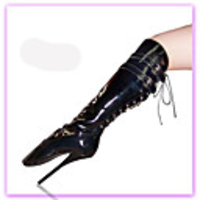 7in Absatzhöhe Frauen Knee High Boots Sexy Schuhe Ballet Boots SM Schuhe