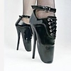 7in Absatzhöhe Frauen-Pumpen Sexy Schuhe SM Schuhe Ballettschuhe