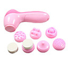 7in1 Elektro Facial Reiniger Körper Reinigung Massage-Maschine (Powered by 2AA,  3-Modus)