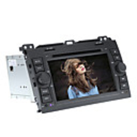 7inch 2 DIN In-Dash-Auto-DVD-Spieler für Toyota-Prado 2002-2009 mit GPS,  BT,  IPOD,  RDS,  Touch-Screen,  TV