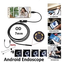 7mm USB Android-Handy kommt mit Kamera Industrie Endoskop Kanal Klimaanlage Autoreparatur Kamera 1, 5m Lightinthebox