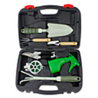 7Psc Metall-Galvanotechnik Gartengeräte Set