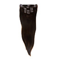 7tlg 20inch Remy ( 1,  1B,  2) Clip Menschenhaar spinnt