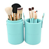 7tlg bewegliches blaues Make-up Pinsel Set