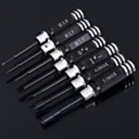 7tlg Hex RC Hubschrauber Flugzeug Auto Schraubendreher Tool Kit Farbe Schwarz