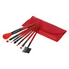 7tlg Kosmetik Pinsel Anzug-Red