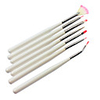 7tlg Nail Art Malerei Pinsel Weiß Griff Kits