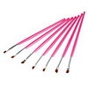 7tlg Nylonhaar Concealer Brush (Vivid Pink)