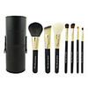 7tlg Portable schwarz Make-up Pinsel Set