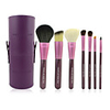 7tlg Tragbare Lila Make-up Pinsel Set