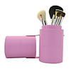 7tlg tragbare rosa Make-up Pinsel Set