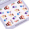 7tlg Weihnachten Nail Art Stickers Cartoon