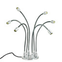7W Artistic Aluminum LED Tischleuchte mit 6 Köpfen