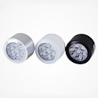 7W LED Einbauleuchten Zylinder Form fixiert.