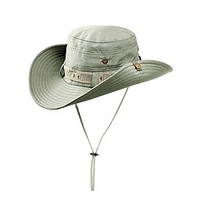 Angeln Sun Boonie Hut Wasserdichte Sommer UV-Schutz Safari Mütze Outdoor Jagdhut mit breiter Krempe Armeegrün Dunkelgrün Khaki zum Jagen Angeln Klettern Eimerhut Lightinthebox