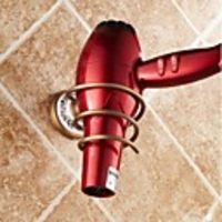 Antique Brass Föhn Halter