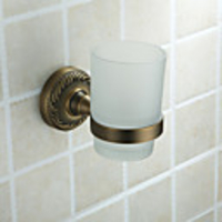 Antique Brass Finish Messing Material Zahnbürstenhalter (Single Cup)