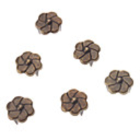 Antique Coppery Blume Klaue Rivet (enthalten 100 Pics)
