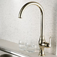 Antique Style Ti-PVD-Finish Centerset Messing Küchenarmatur