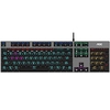 aoc gk410 usb verkabelt mechanisches tastaturspiel tastaturspiel leuchtende multicolor hintergrundbeleuchtung 104 tasten Lightinthebox