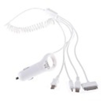 Aoleaky Universal-5-in-1 Auto-Ladeger?t mit 4-Port-USB-Ladekabel