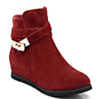 AOLUN Höhe zunehmende Stiefel (rot)