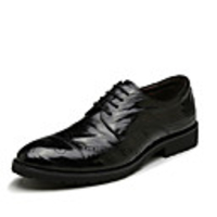 AOLUN Klassische Warm-Leder-Schuhe (schwarz)