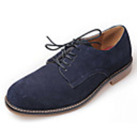 AOLUN Leder Freizeitschuhe (blau)