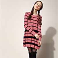 AOSIBAER Damen Strickkleid (Screen Color)