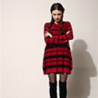 AOSIBAER Damen Strickkleid (Screen Color)