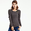 AOSIBAER Frauen Knit Primer Shirt (Screen Color)