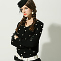 AOSIBAER Frauen Pullover Mantel (Screen Color)