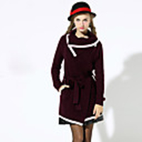 AOSIBAER Frauen Pullover Mantel (Screen Color)