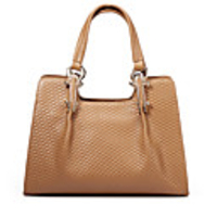 Aovo Embossing Top Layer Leder Fashion Single-Schulter-Handtasche