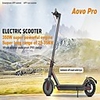 aovo pro faltbarer elektroroller 350w motor doppelscheibenbremse Smartphone app e scooter 8, 5 rad lcd display max 30km / h ip65 wasserdichtes skateboard besser als xiaomi m365 pro-schwarz