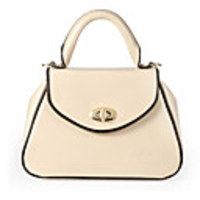 Aovo Vitage English Style Leder-Süßigkeit-Farbe Nette Damen-Tasche