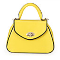 Aovo Vitage English Style Leder-Süßigkeit-Farben Damen-Tasche