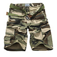 Aowofs Herren reiner Baumwolle Shorts Overalls (Screen Color)