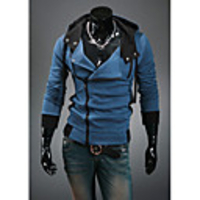 Aowofs Männer Kapuzen Cardigan Sweatshirts Jacken Blau