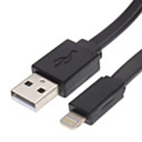 Apfel-8-Pin-Flach usb-Kabel für iphone 5,  ipad mini iPad 4 (Farbe sortiert,  Apfel-8-polig,  100cm)
