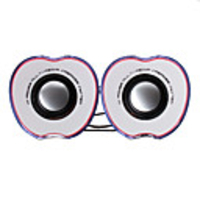 Apfel-förmige Mini-USB-Lautsprecher (rot)