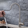 Armatur für die Küche - Ein Loch Gebürstet Standardauslauf / Hoch / High-Arc deckenmontiert Moderne Kitchen Taps Lightinthebox