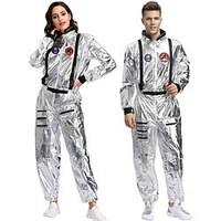 Astronauten-Cosplay-Kostüm für Herren und Damen,  Paarkostüme für Halloween und Karneval,  Turnanzug für Erwachsene,  Onesie,  Karrierekostüm