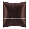 Überarbeitete 18 "Quadrat-Brown Embossed Polyester Dekorative Kissenbezug