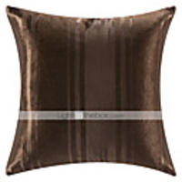 Überarbeitete 18 "Quadrat-Kaffee Polyester Dekorative Kissenbezug